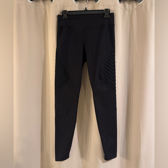 JoyLab Pants - JoyLab Black Leggings with Ribbed Accents
